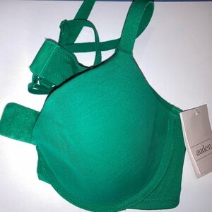 Auden kelly green bra sz 36 B new with tags